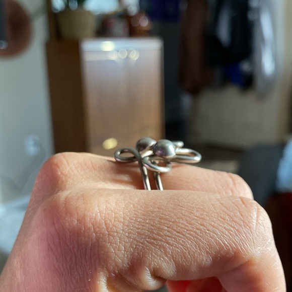 Unique sterling silver ring size 8 - Picture 12 of 12